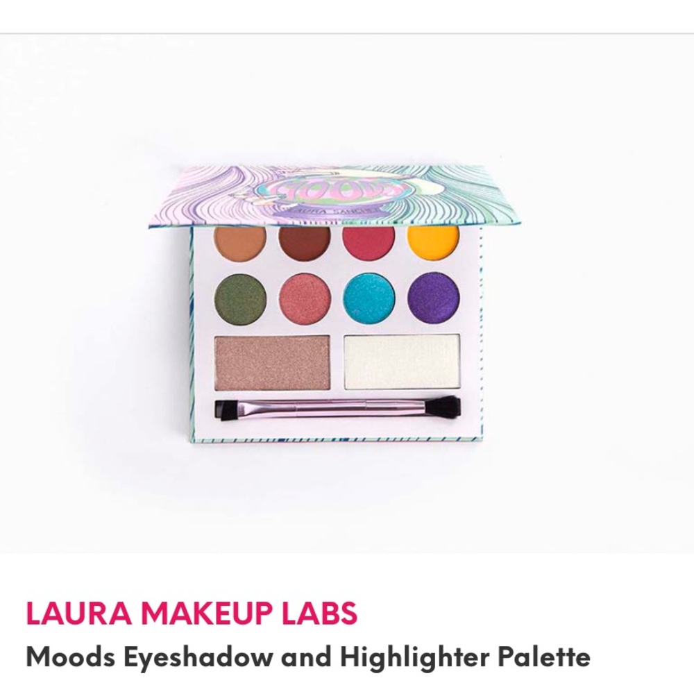 Laura Sanchez moods eyeshadow & highlighter palett